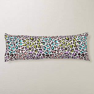 Leopard print body pillow