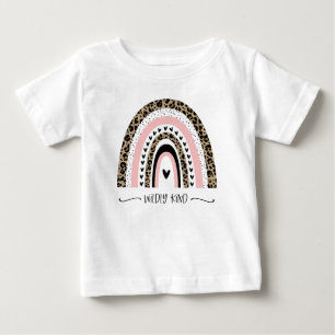 Leopard Print Boho Rainbow Wildly Kind T-Shirt