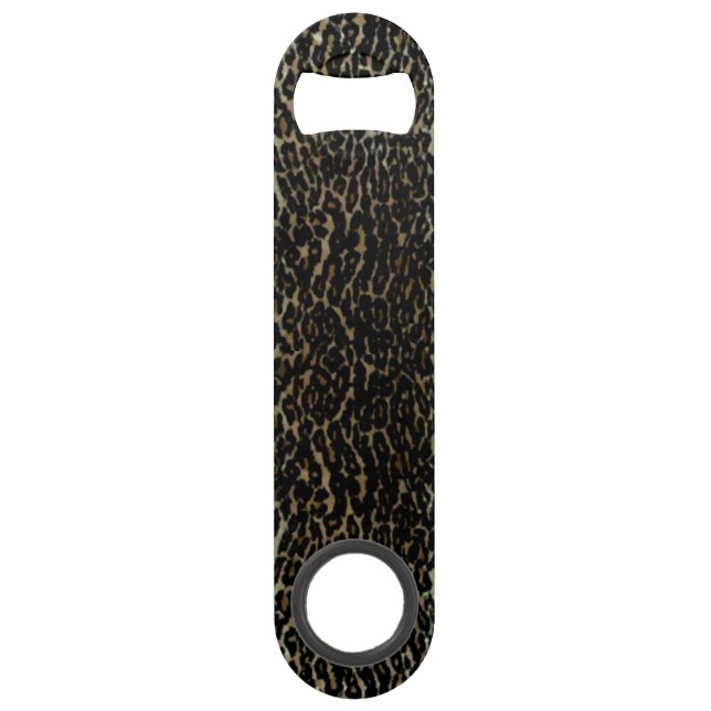 Leopard Print Bottle Openers Bar Key (Front)