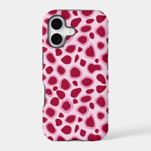 Leopard Print - Burgundy and Pink