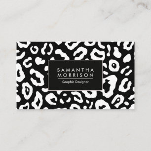 Leopard Print Business Card