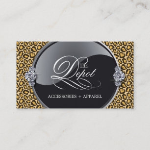 Leopard Print Business Card