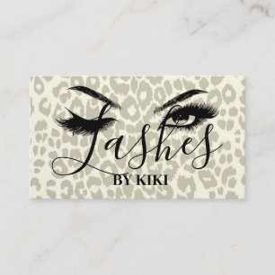 Leopard Print Business Cards