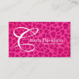 Leopard Print Business Cards