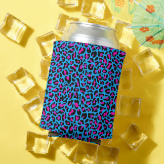 Leopard Print Can Cooler
