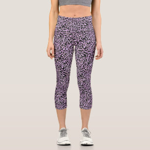 Leopard print capri legging