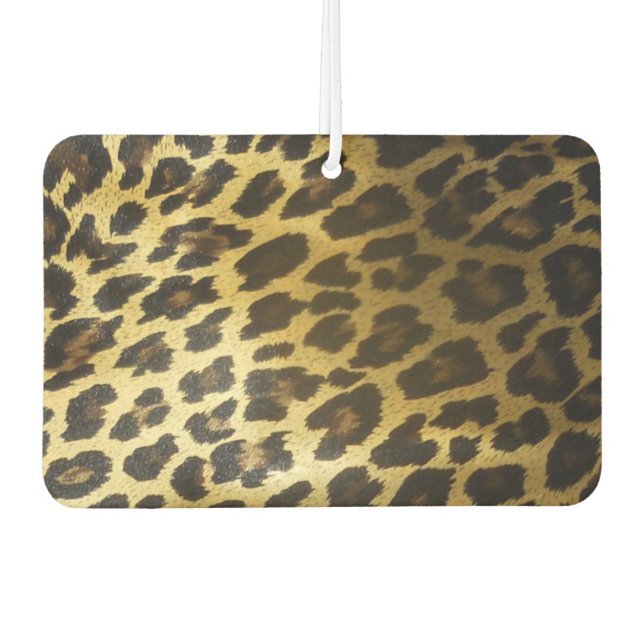 Leopard Print Car Air Freshener (Front)