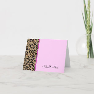 Leopard Print Card