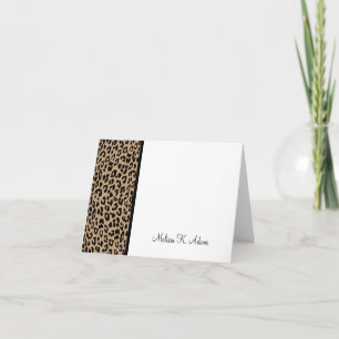 Leopard Print Card