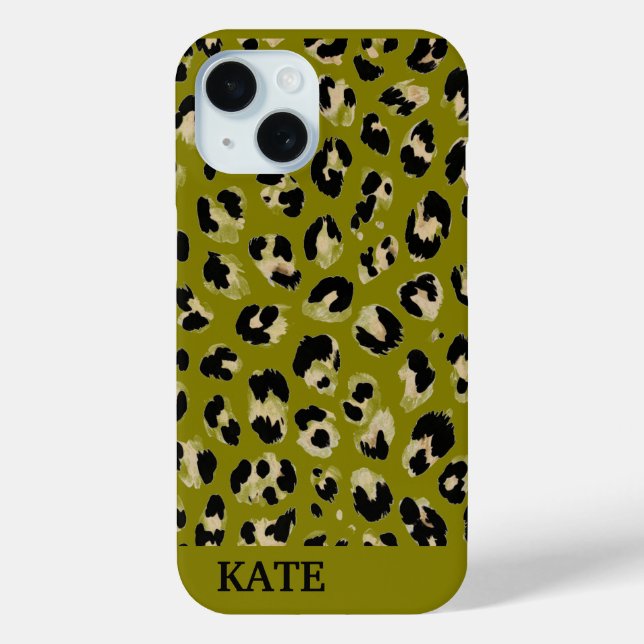 Leopard print Case-Mate iPhone case (Back)