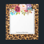leopard print, cheetah , modern, trendy, floral notepad<br><div class="desc">leopard print,  cheetah ,  modern,  trendy,  floral simple,  elegant,  modern,  trendy,  floral</div>
