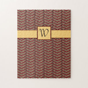 Leopard Print Chevron Puzzle