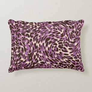 Leopard Print, Classic Animal Pattern. Accent Pillow