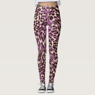 Leopard Print, Classic Animal Pattern. Leggings
