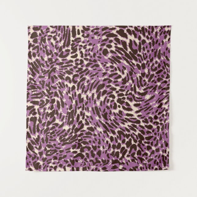 Leopard Print, Classic Animal Pattern. Tapestry (Front)