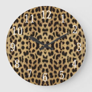 Leopard print Clock