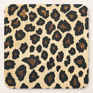 Leopard Print Coasters