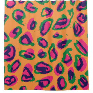 Leopard Print, Colourful Animal Pattern.