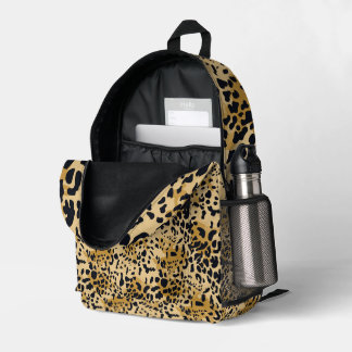 Leopard Print Cut Sew BagPack Printed Backpack