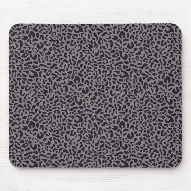 Leopard Print (dark) Mouse Pad (Front)