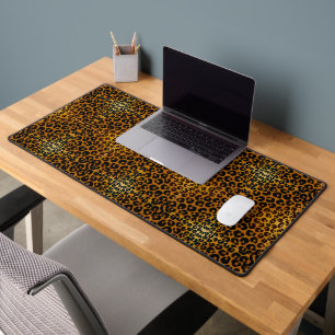Leopard Print Desk Mat