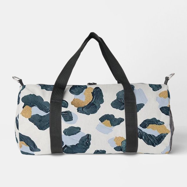 Leopard Print Duffle Bag (Front)