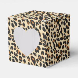 Leopard Print Favor Box