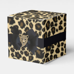 Leopard Print Favor Box