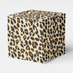 Leopard Print Favor Box