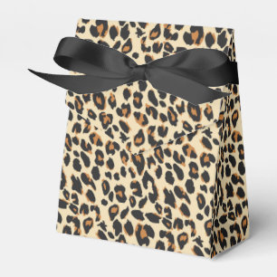 Leopard Print Favor Box
