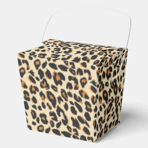 Leopard Print Favor Box