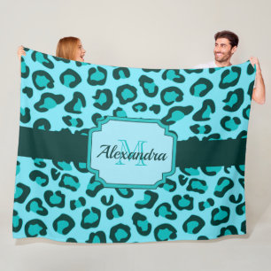 Leopard Print Fleece Blanket