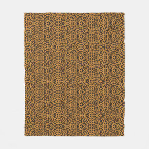 Leopard Print Fleece Blanket