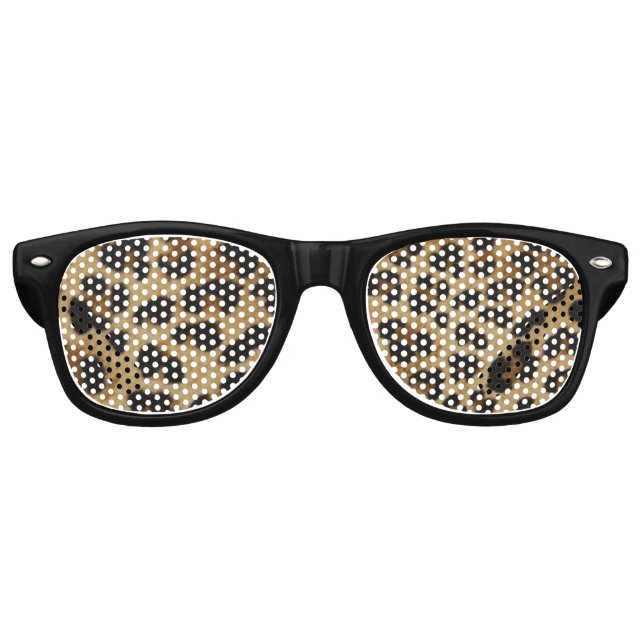 Leopard Print Funky Party Shades (Front)