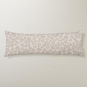 Leopard Print Glam 2 #pattern #design Body Pillow