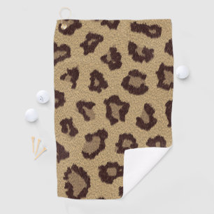Leopard Print Golf Towel