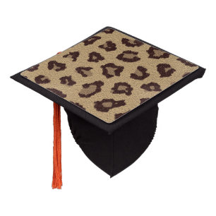 Leopard Print Graduation Cap Topper
