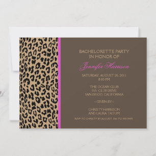 Leopard Print Invitation