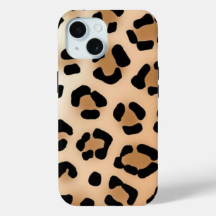 Leopard Print iPhone 15 Case