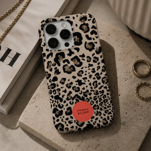 Leopard Print iPhone Case   Stylish Phone Cover