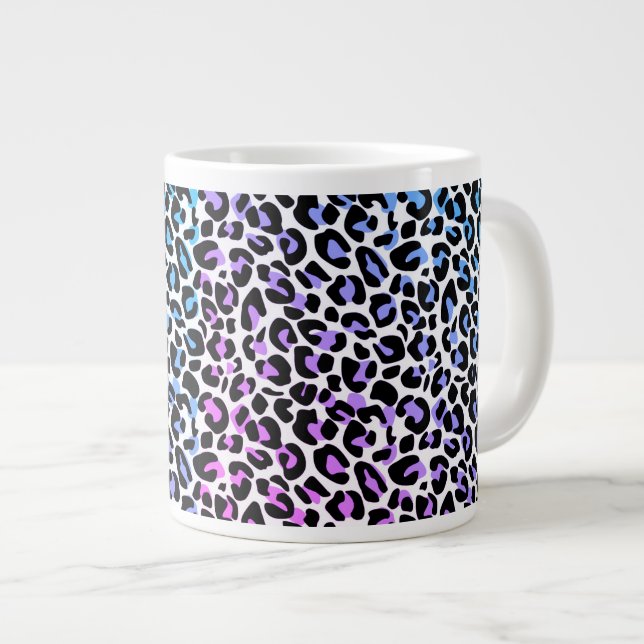 Leopard Print Jumbo Mug (Front Right)