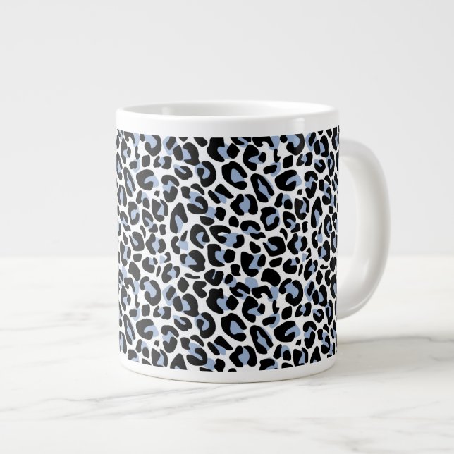 Leopard Print Jumbo Mug (Front Right)