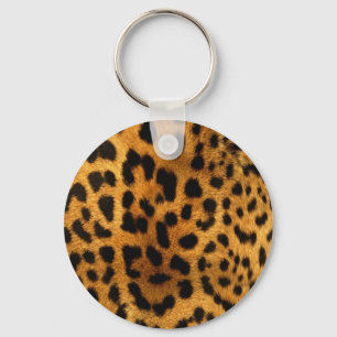 leopard-print keychain