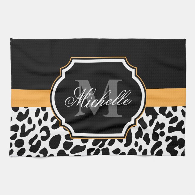 Leopard Print Kitchen Towel (Horizontal)