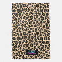 Leopard Print Kitchen Towel