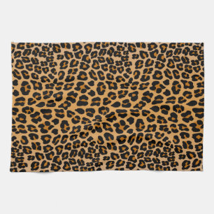 Leopard print kitchen towel