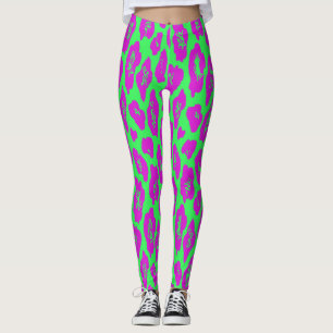 Leopard print leggings