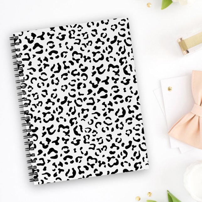 Leopard Print, Leopard Spots, Black And White Planner (Creator Uploaded)