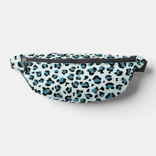 Leopard Print, Leopard Spots, Blue Leopard Fanny Pack