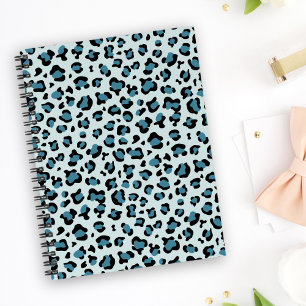 Leopard Print, Leopard Spots, Blue Leopard Notebook